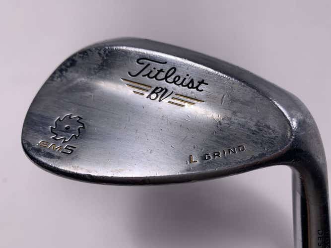 Titleist Vokey SM5 Tour Chrome Lob Wedge LW 60* 4 Bounce L-Grind Wedge RH