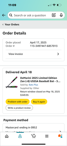 **Limited Edition ** 2025 DeMarini CF Zen Composite USSSA Certified Bat (-8) 23 oz 31" (Used)