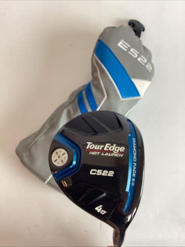 Tour Edge Hot Launch C522 Fairway 4 Wood 17* With Fubuki HL Regular Graphite Sha