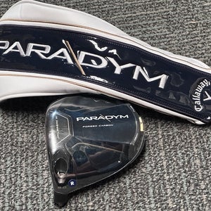 Callaway Paradym Driver 9* Degree LEFT Hand Head Only w/ Headcover NEW!