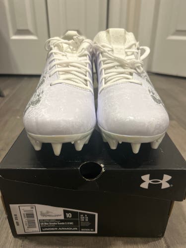 New Size M 10.0 Under Armour Blur Smoke Suede 2.0