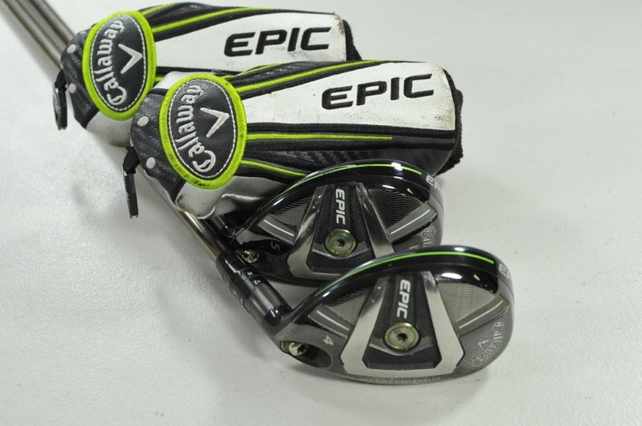 Callaway Epic 4 and 5 Hybrid Set Senior Flex Right Recoil F2 Graphite # 200619