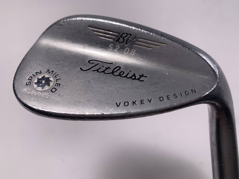 Titleist Vokey Spin Milled SM4 Chrome Gap Wedge GW 52* 8 Bounce Wedge RH