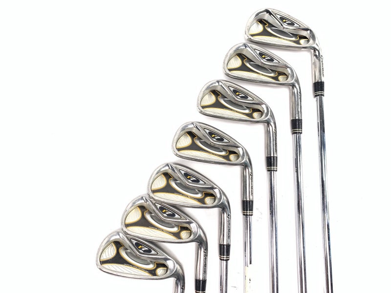 TaylorMade R7 Iron Set 4-PW T-Step 90 Regular Steel Mens RH