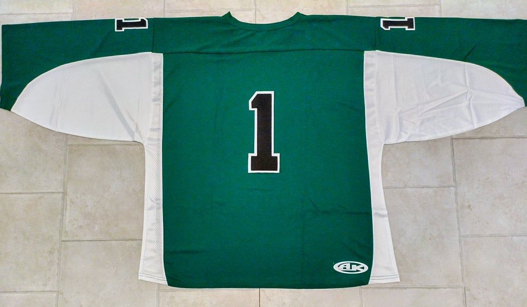 Athletic Knit H7100G Goalie Jersey - 4XL-GreenWht NEW
