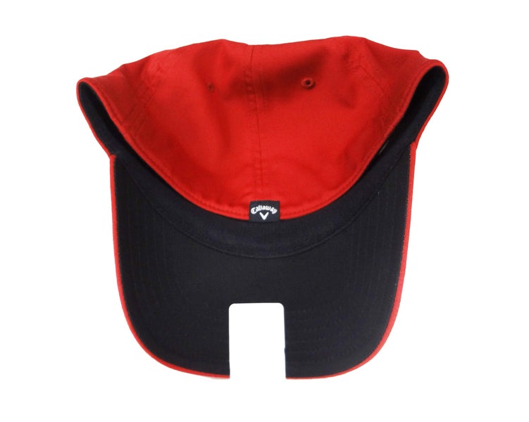 NEW Callaway 82 Label Custom Red Fitted L/XL Golf Hat/Cap