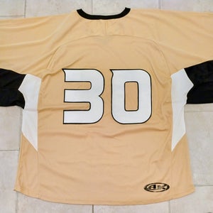 Athletic Knit H6600G   Goalie HockeyJersey - 3XL-Vegas Gold/Black/White- NEW