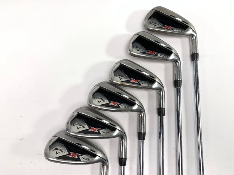 Callaway X Hot 2013 Iron Set 5-PW Uniflex Steel Mens RH