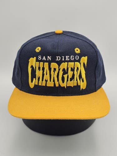 NEW Vintage San Diego Chargers NFL Sports NFL Sample 1990s Vtg Hat Cap Snapback
