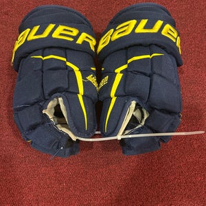 Bauer Supreme Ultrasonic 13" Pro Stock (Used) Gloves Item#BSSGN