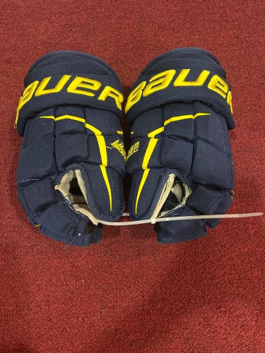 Bauer Supreme Ultrasonic 13" Pro Stock (Used) Gloves Item#BSSGN