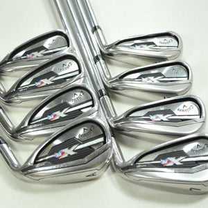 Callaway XR 4-PW,AW Iron Set Regular Flex Right SpeedStep 80g Steel # 200206