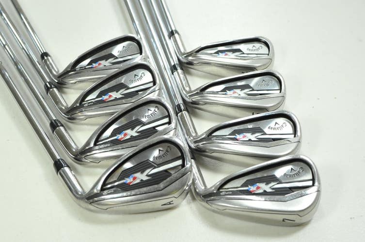 Callaway XR 4-PW,AW Iron Set Regular Flex Right SpeedStep 80g Steel # 200206