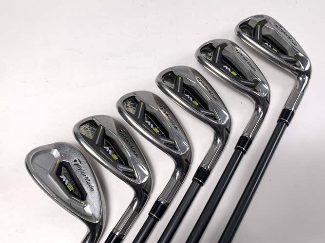 TaylorMade M2 2019 Iron Set 7-PW+GW+SW REAX Senior Graphite Mens RH