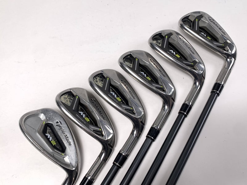 TaylorMade M2 2019 Iron Set 7-PW+GW+SW REAX Senior Graphite Mens RH