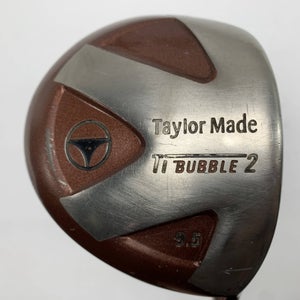 TaylorMade Ti Bubble 2 Driver 9.5* Stiff Graphite Mens RH