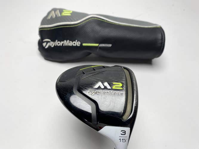 TaylorMade M2 2017 3 Fairway Wood 15* M2 Reax 55g Regular Graphite Mens RH HC