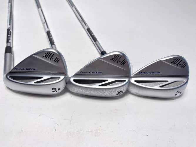 TaylorMade Milled Grind HI-TOE 3 Chrome Wedge Set 52*9 | 56*10 | 60*10 RH NEW