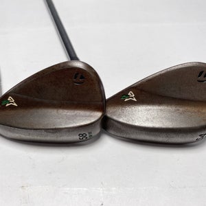 TaylorMade Milled Grind 4 Raw Wedge Set 54* 11 | 58* 11 KBS Tour 120g Stiff RH