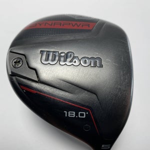 Wilson Dynapwr 5 Fairway Wood 18* HZRDUS RDX Smoke Red 5.0 50g Senior RH