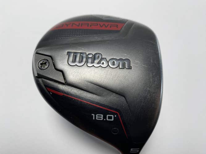 Wilson Dynapwr 5 Fairway Wood 18* HZRDUS RDX Smoke Red 5.0 50g Senior RH