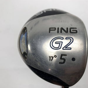 Ping G2 5 Fairway Wood 17* Grafalloy Blue Stiff Graphite Mens RH