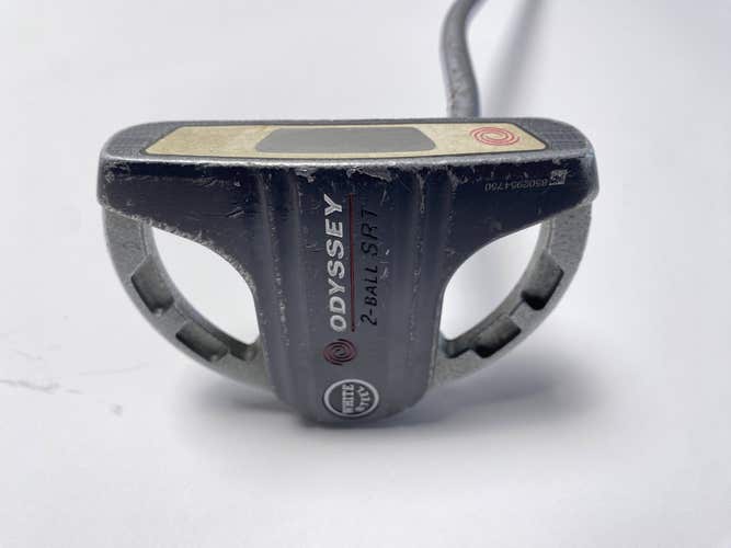 Odyssey White Steel 2-Ball SRT Putter 34" SuperStroke Slim 3.0 Mens RH