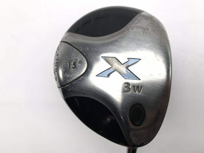 Callaway X 3 Fairway Wood 15* Fujikura GEMS 55g Ladies Graphite Womens RH