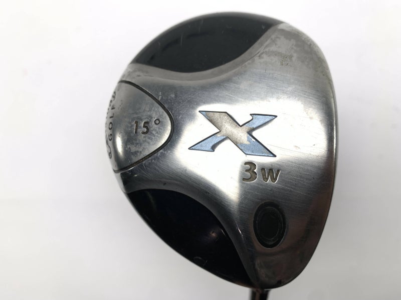 Callaway X 3 Fairway Wood 15* Fujikura GEMS 55g Ladies Graphite Womens RH