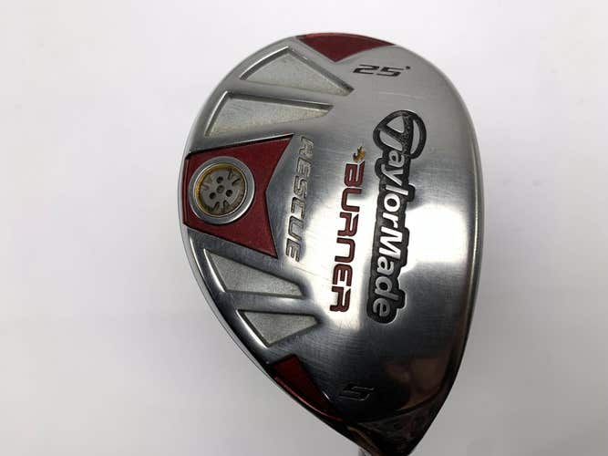 TaylorMade Burner Rescue 5 Hybrid 25* REAX SuperFast 65g Stiff Graphite Mens RH