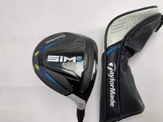 TaylorMade SIM2 MAX 5 Fairway Wood 18* Fujikura Ventus Blue 6-S Stiff RH HC
