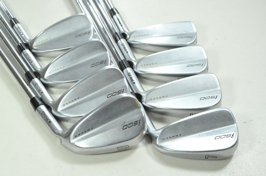 Ping i500 4-W,UW Iron Set Stiff Flex Black Dot Right DG S300 105g Steel # 200658