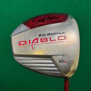 Callaway Big Bertha Diablo 10 Driver Aldila DVS 65-R Graphite Regular