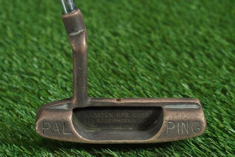 VINTAGE PING PAL BLADE PUTTER KARSTEN 33" STEEL SHAFT GOLF PRIDE RH ~ L@@K!!
