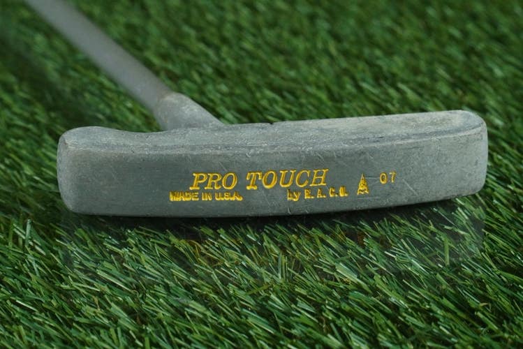 VINTAGE RACO PRO TOUCH BLADE PUTTER 07 35" STEEL SATINED SHAFT RH / LH ~ L@@K!!