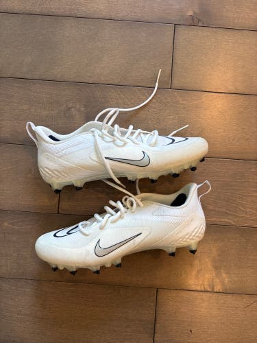 Villanova Lacrosse Nike Alpha Huarache 9 Pro Low Cleats Size 10.5