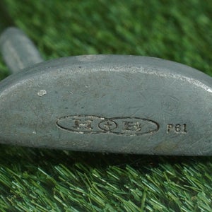 VINTAGE H+B P61 MID MALLET PUTTER 34.5" STEEL SHAFT SPORTS PRIDE GRIP RH ~ L@@K!