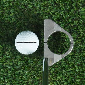 VINTAGE RARE GOLFIRST GOLF FIRST HOLE PUTTER 35.5" STEEL GOLF PRIDE GRIP RH