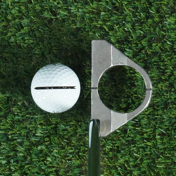 VINTAGE RARE GOLFIRST GOLF FIRST HOLE PUTTER 35.5" STEEL GOLF PRIDE GRIP RH