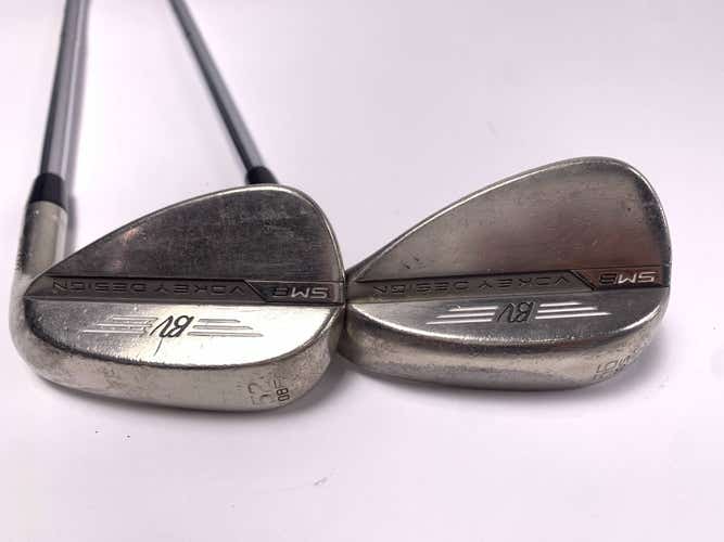 Titleist Vokey SM8 Brushed Steel Wedge Set 52* 8 | 56* 10 Wedge Steel Mens RH