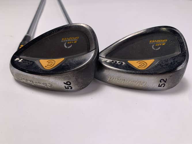 Cleveland CG14 Gunmetal Wedge Set 52* 10 56* 14 Traction Wedge Steel Mens RH