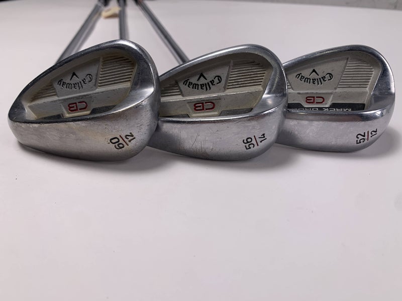 Callaway Mack Daddy CB Wedge Set 52* 12 | 56* 14 | 60* 12 DG Spinner Tour VSS RH