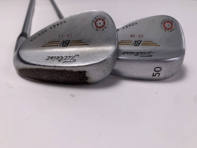 Titleist Vokey Spin Milled Chrome 2009 Wedge Set 50* 8 | 54* 11 Wedge RH