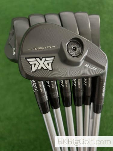 PXG 0317 T Milled Black Forged Iron Set 4-P / KBS Tour C-Taper Lite 110 Stiff