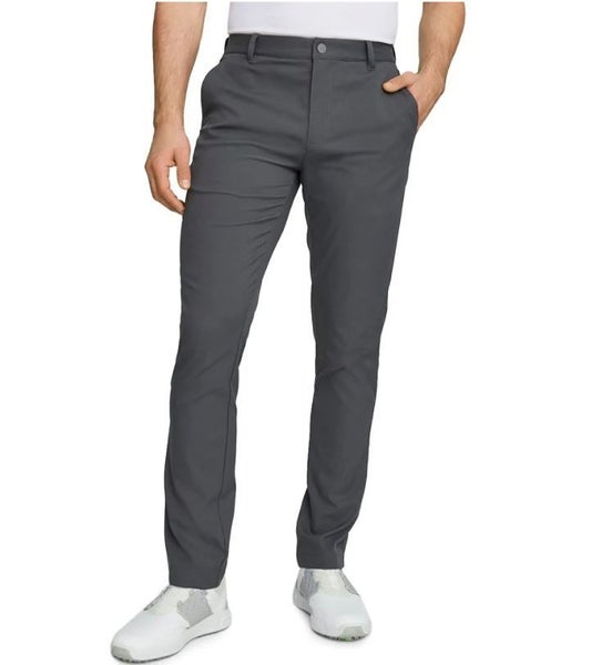 PUMA Tailored Dealer Straight Fit Golf Pants Size: 32/30 Color: Strong Gray NEW!