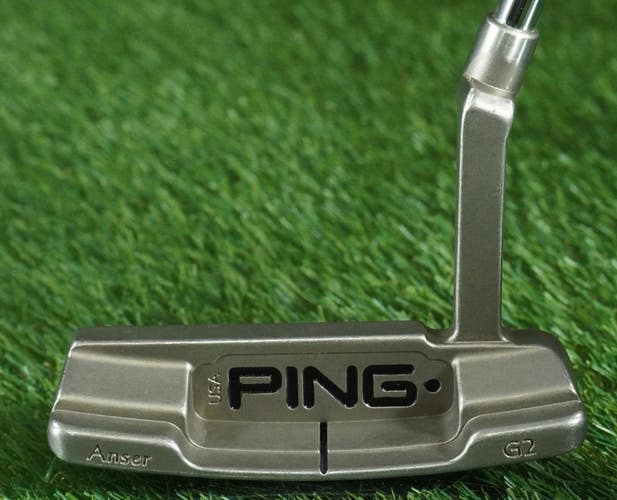 PING ANSER G2 BLADE PUTTER 35" BLACK DOT STEEL SHAFT GOLF PRIDE LEFT LH ~ NICE!!