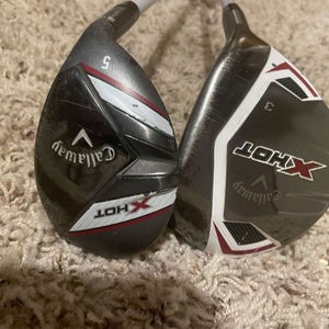 Callaway X Hot 3 Wood And 5 Hybrid