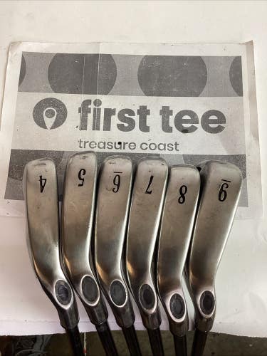 Callaway X-18 Gems Iron Set 4-9 With Ladies Graphite Shafts