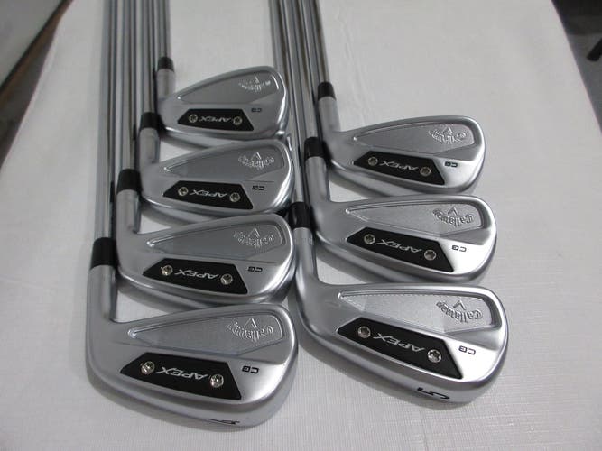 Callaway 2024 Apex CB Forged Iron Set - 4-PW - PX 5.5 Regular Flex Steel - MINT