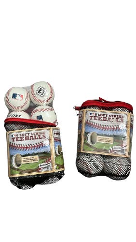 12 Soft Strike Tee Balls Safety Franklin Baseballs NEW